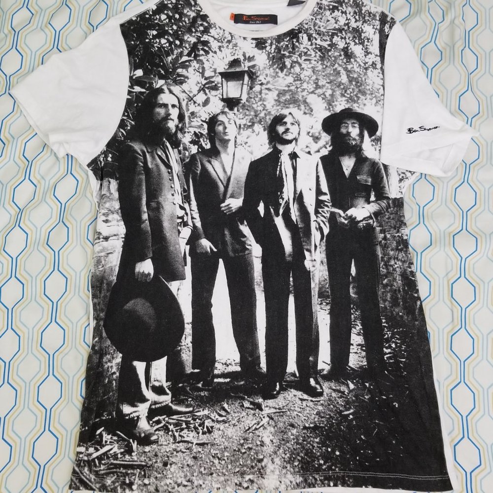 Ben Sherman The Beatles All Over Print T Shirt
